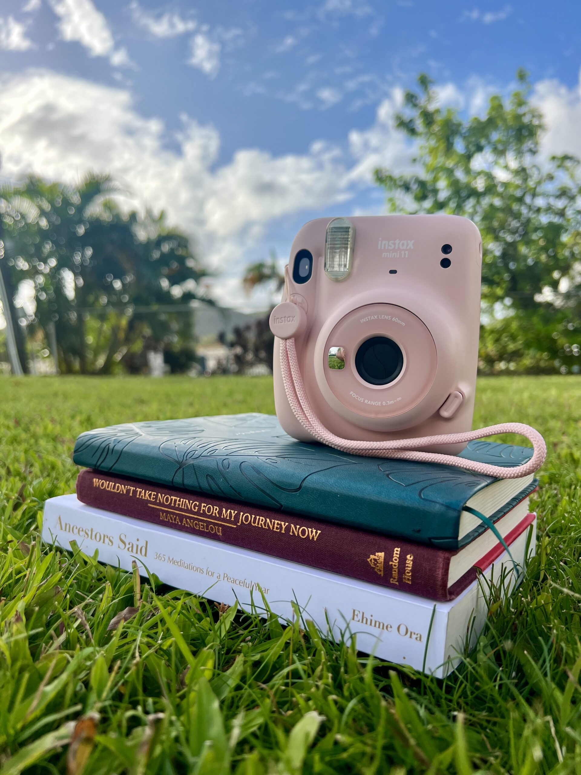 books and camera