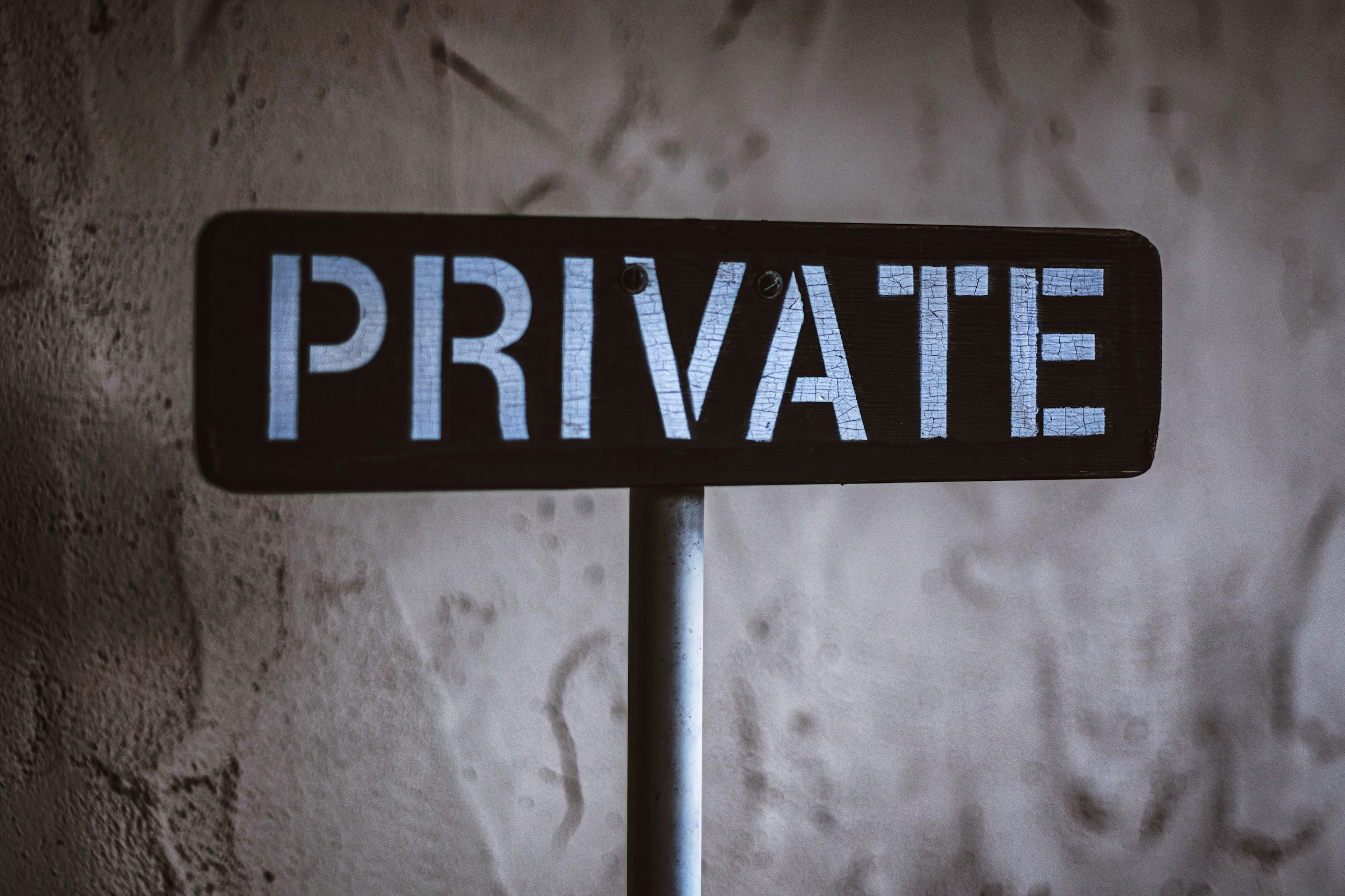 private sign